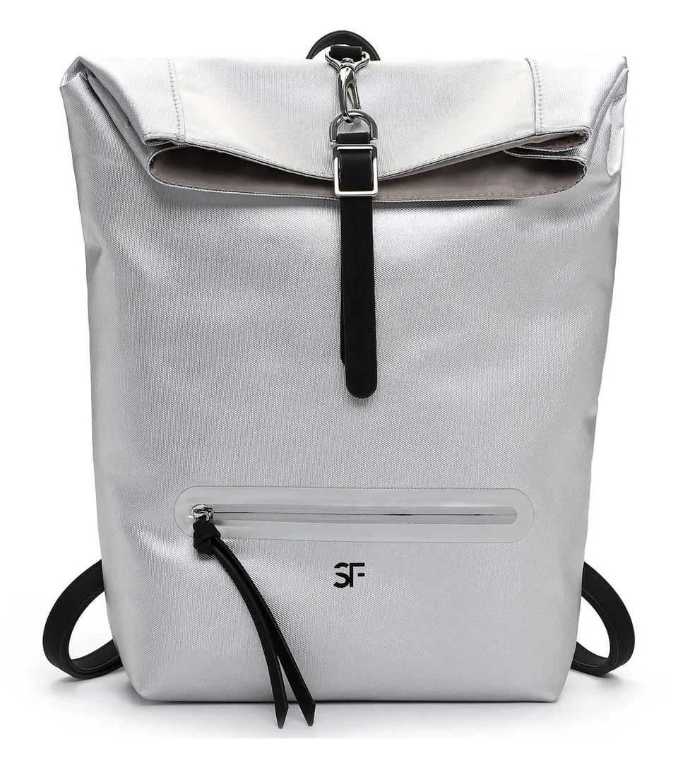 SURI FREY SFY Lanny Backpack Rucksack Silber Laptopfach