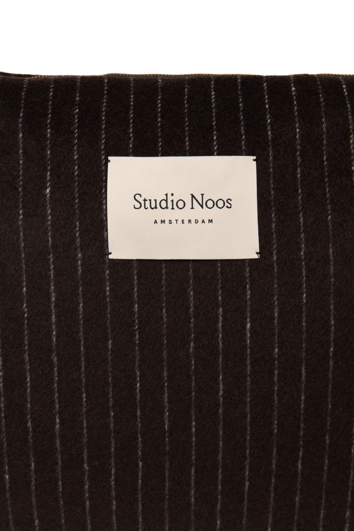 Studio Noos Flannel Wickeltasche Braun Chalkstripe