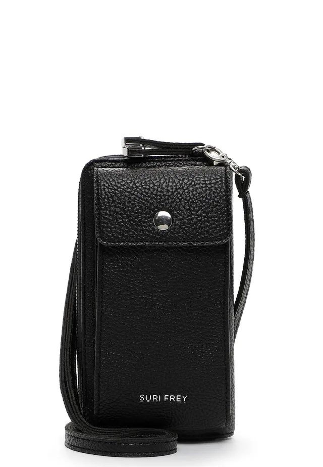 SURI FREY Freddy Smartphone Bag Geldbörse Schwarz Handyfach