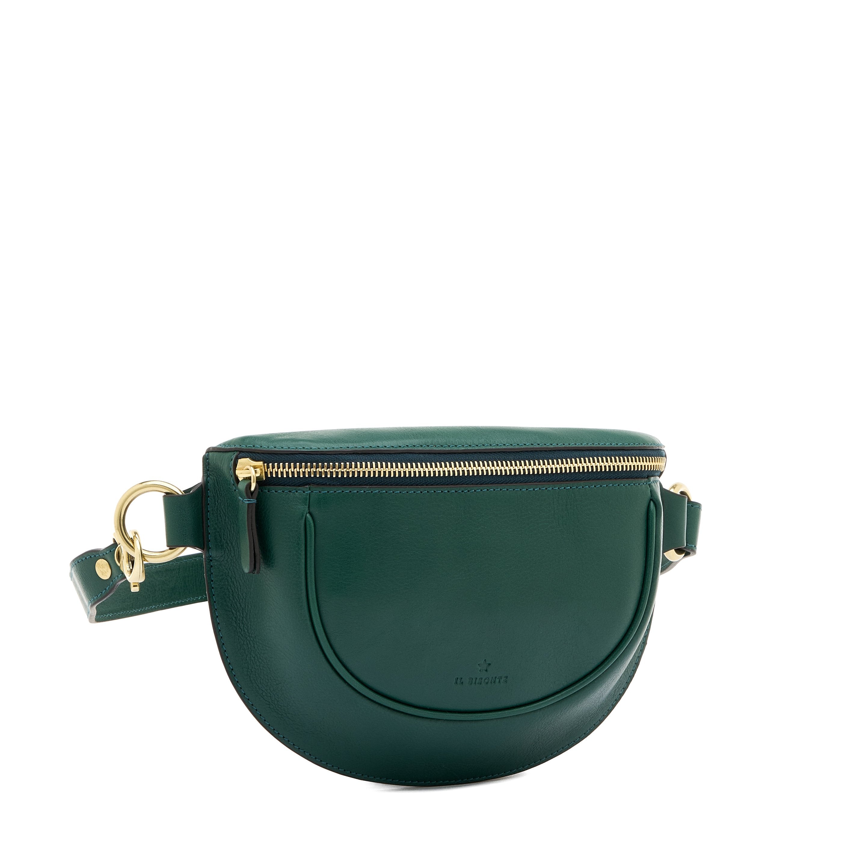 Il Bisonte Oliveta Bauchtasche Vollleder grün