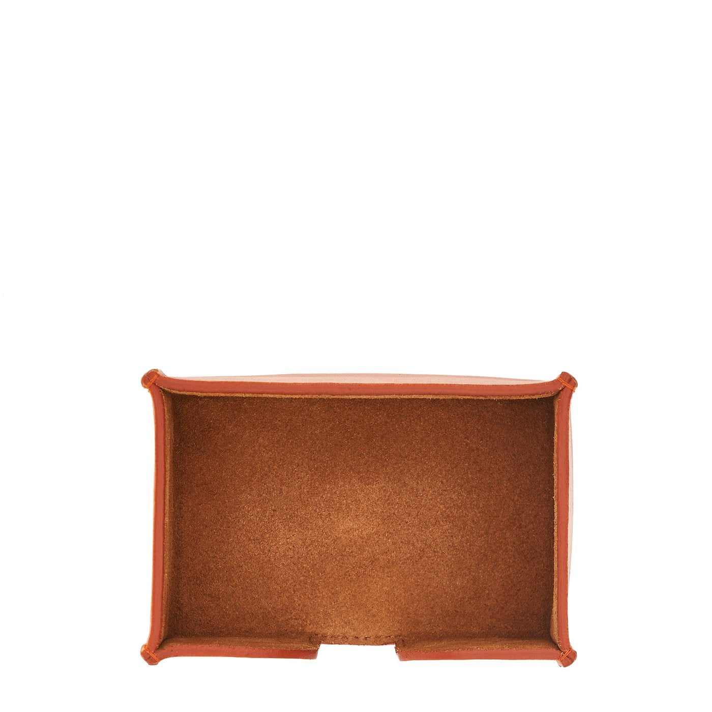 Il Bisonte Visitenkartenhalter Schreibtisch Caramel Leder