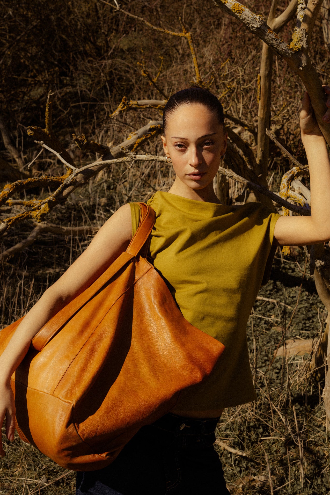 RE:DESIGNED Fie Urban Weekender Burned Tan Vollleder