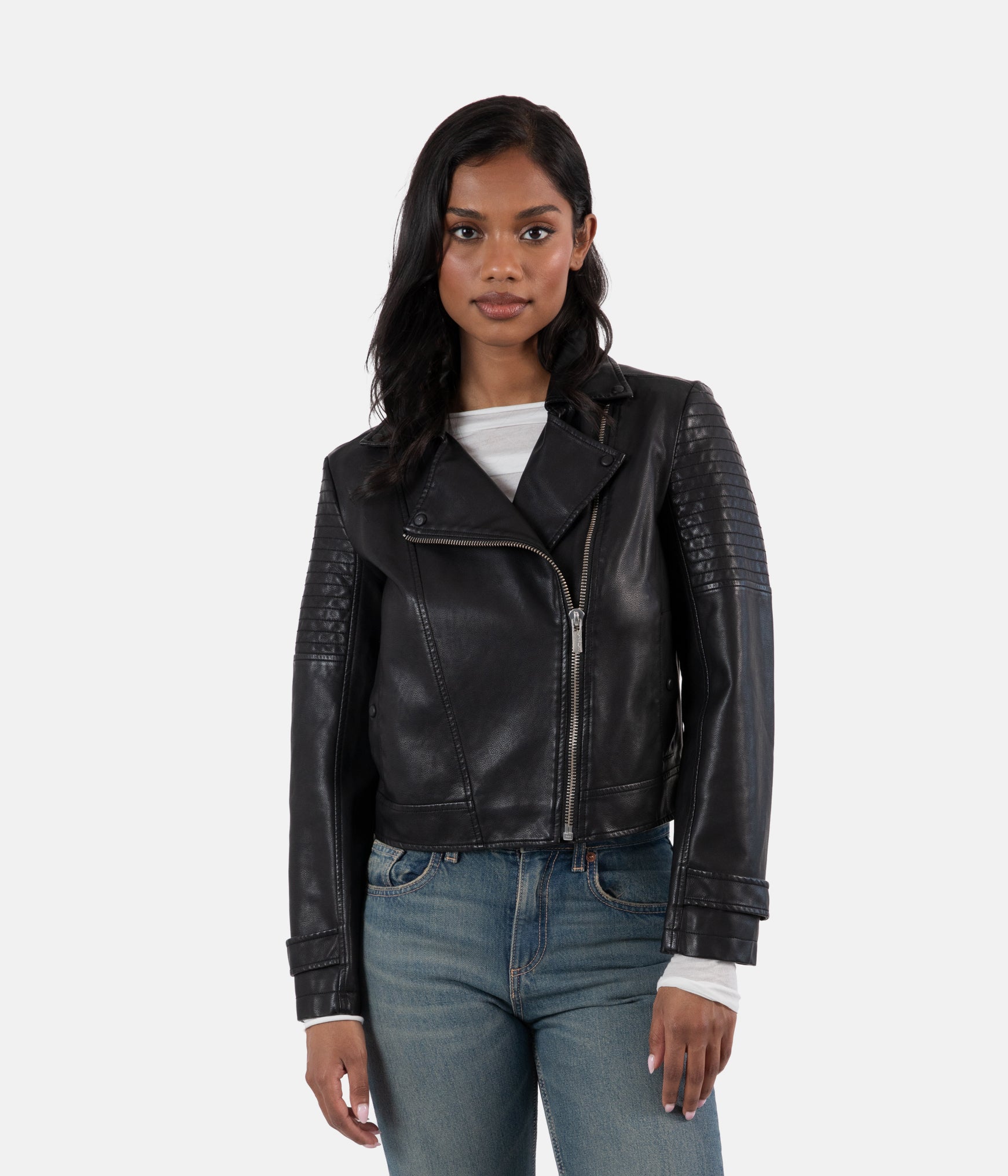 Matt & Nat Savina Bikerjacke Schwarz vegan
