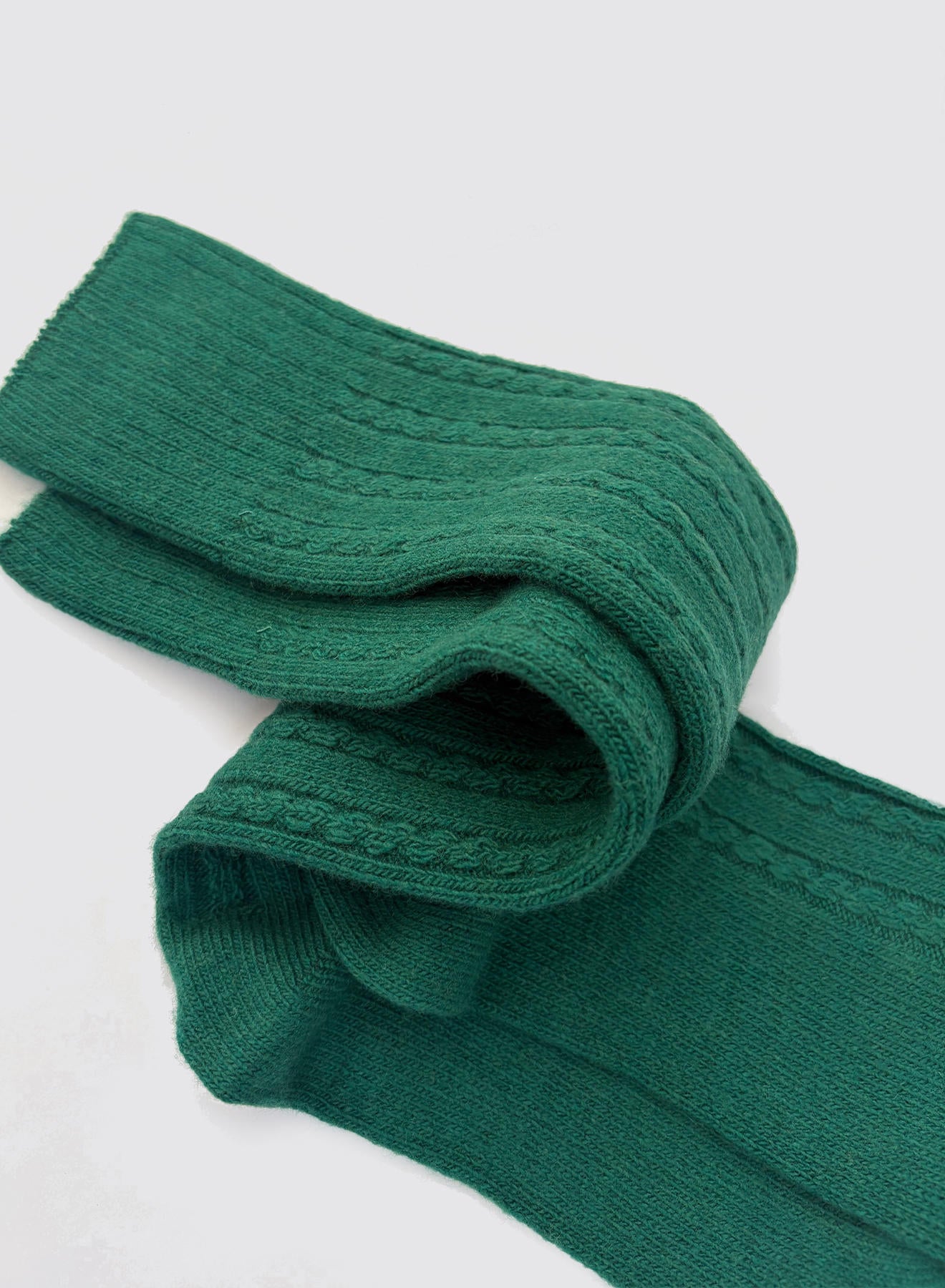 Maria la Rosa Scotland Kniestrümpfe Blau Merinowolle