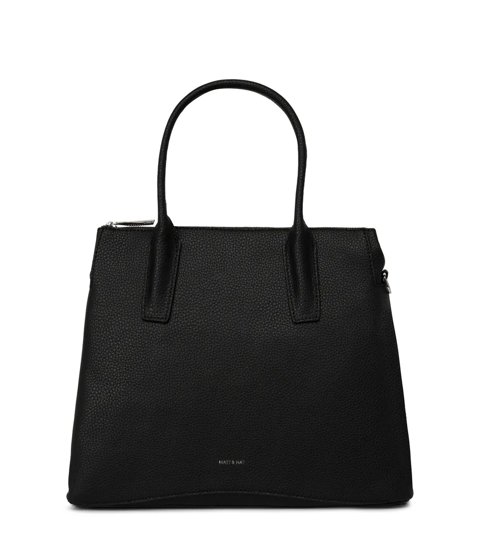 Matt & Nat Nevadal Satchel 13 Zoll schwarz