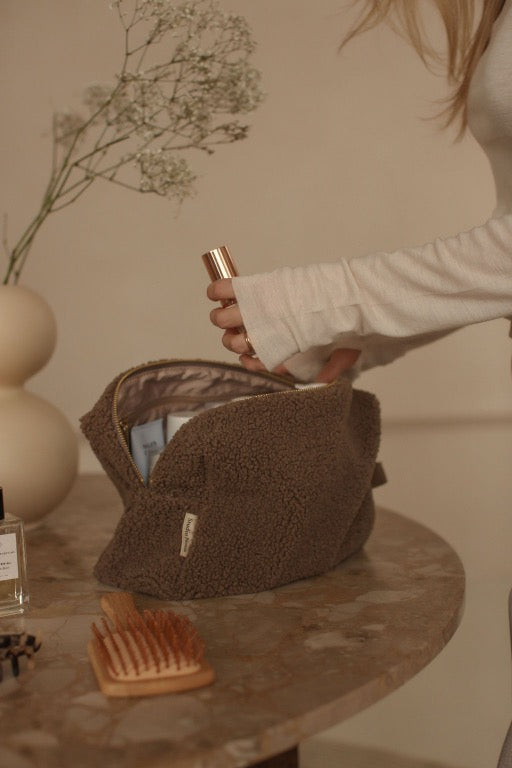 Studio Noos Teddy Toiletry Bag Kulturtasche Braun