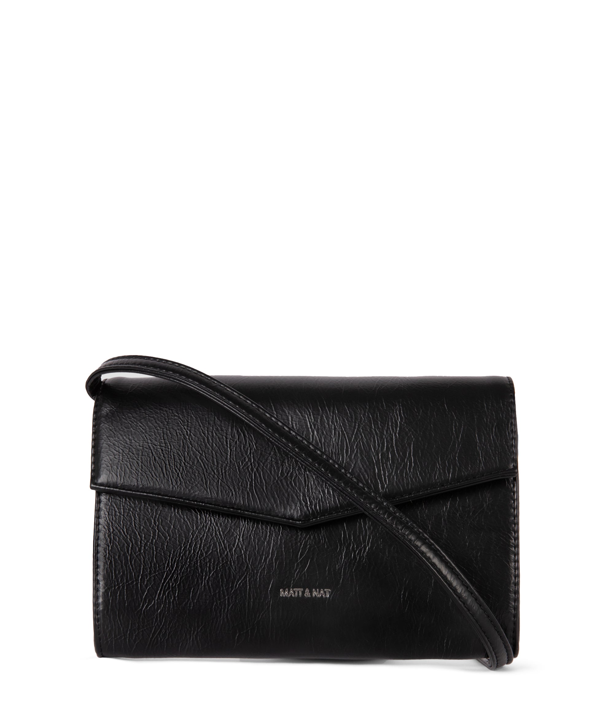 Matt & Nat Theme Lilian Clutch Schwarz abnehmbarer Riemen