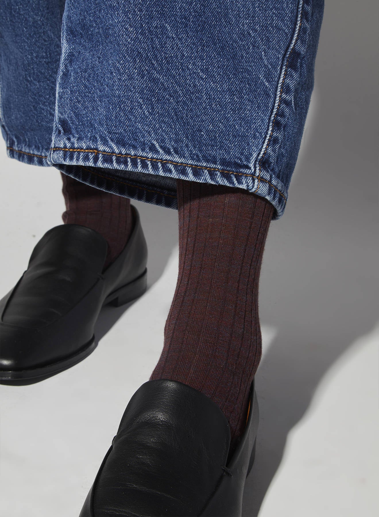 Maria la Rosa WDAB9UN4001 Kurzsocken Bordeaux Baumwolle