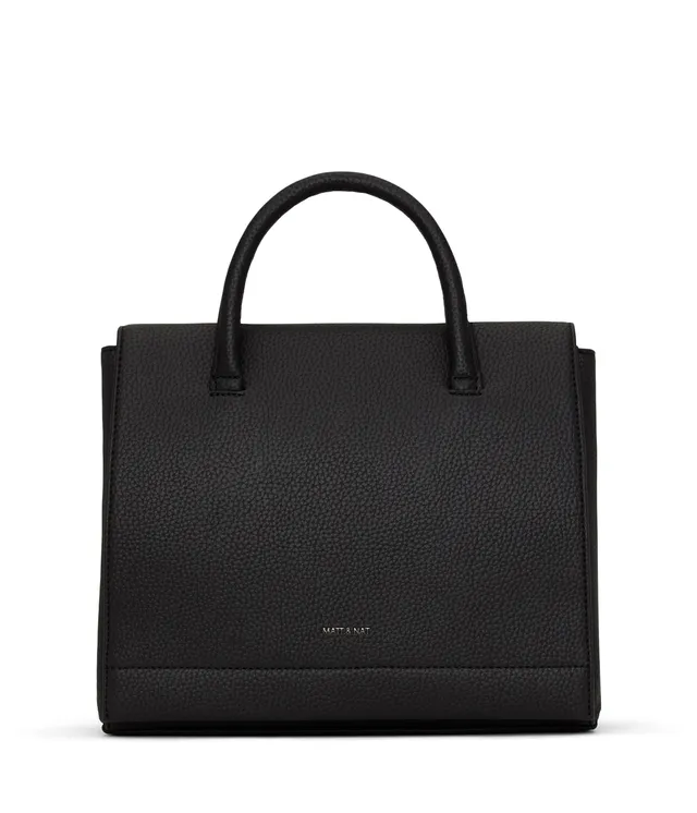 Matt & Nat Purity Adel Satchel Schwarz vegan