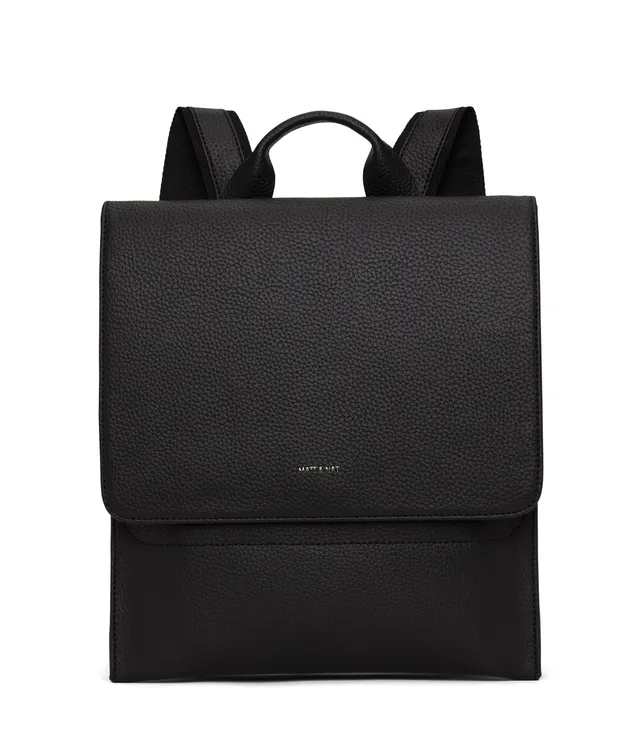 Matt & Nat MAVI Purity Rucksack schwarz vegan