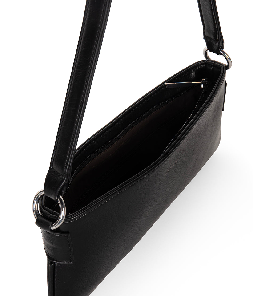 Matt & Nat Yvonne Theme Schultertasche Schwarz vegan
