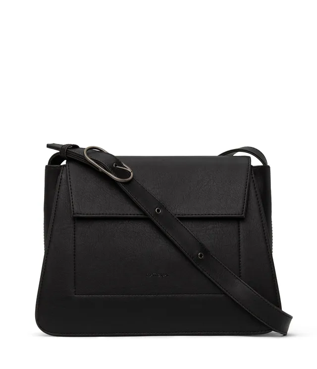 Matt & Nat Vintage Leia Schultertasche Schwarz vegan