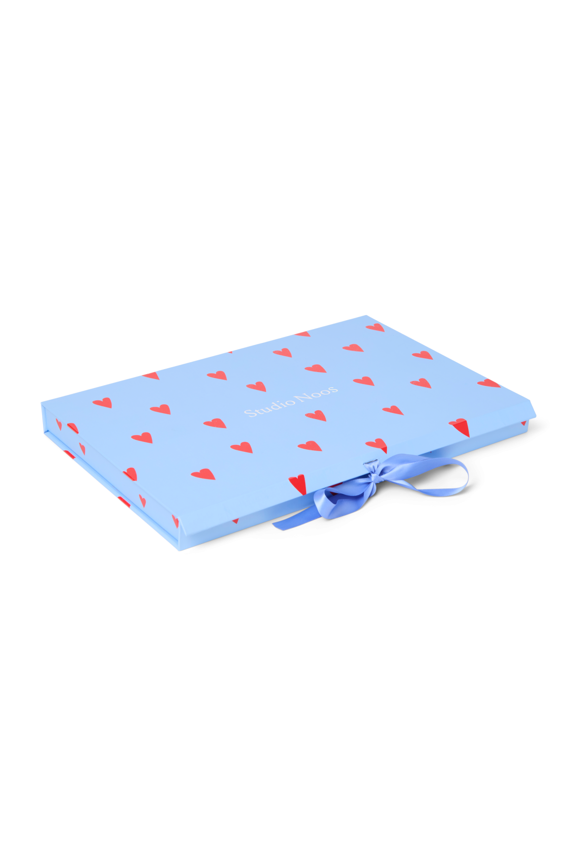 Studio Noos Gift Box Geschenkbox S Hellblau Hearts