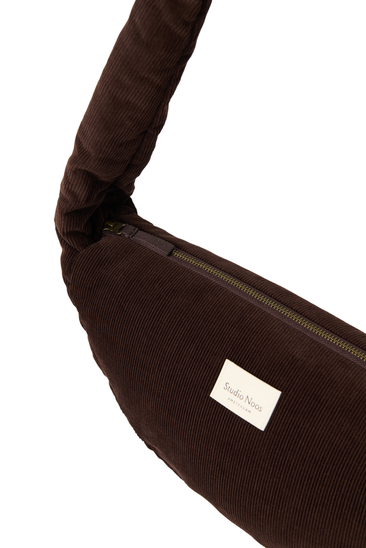 Studio Noos Rib Puffy Mini Cross Body Bag Umhängetasche Braun