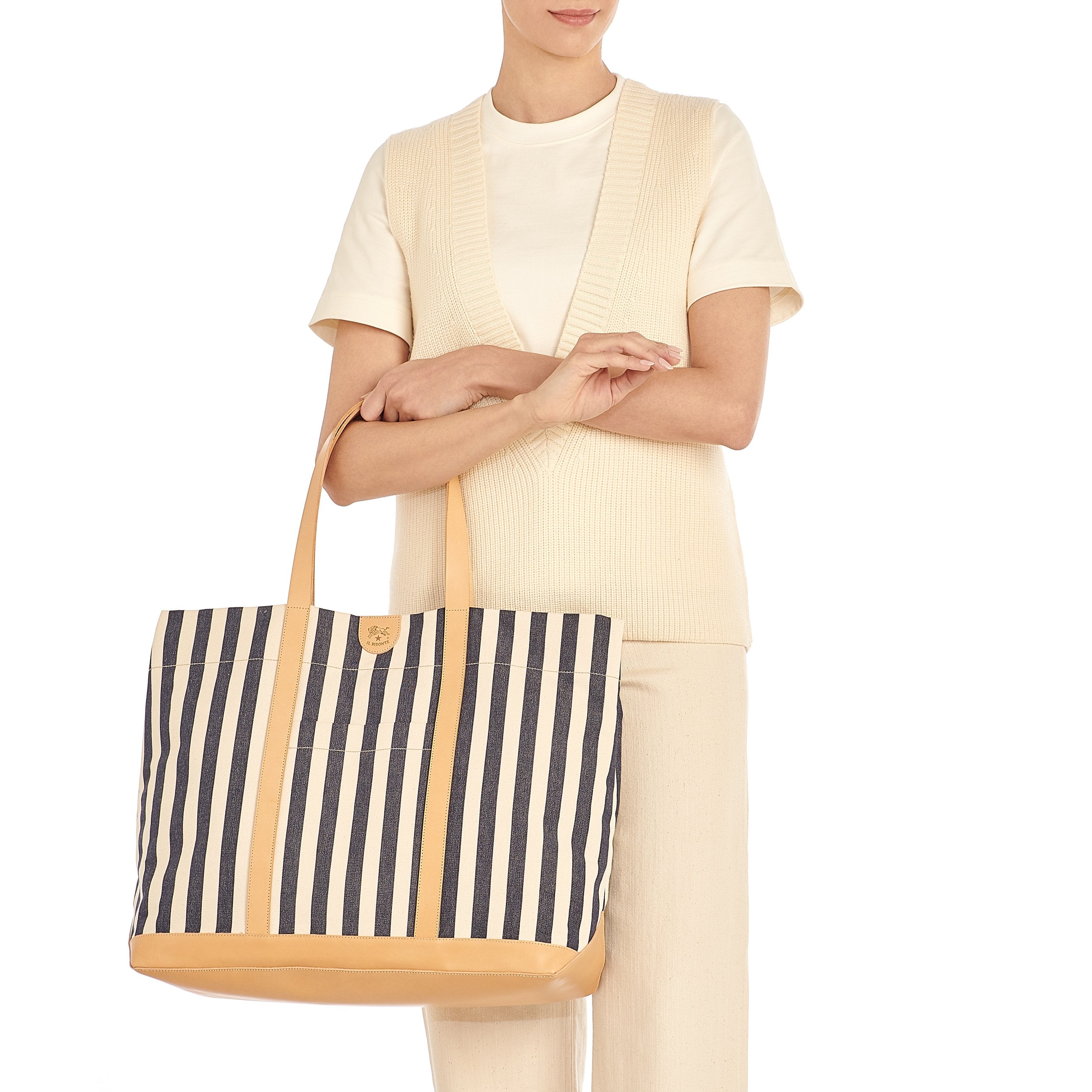 Il Bisonte Shopper Stoff multicolor