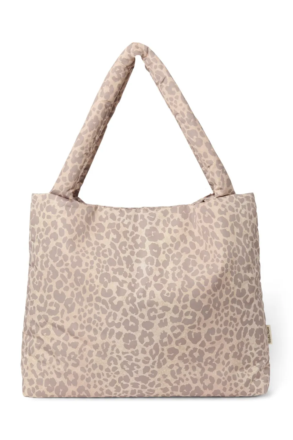 Studio Noos Puffy Mom Bag Beige Leopard Wickeltasche