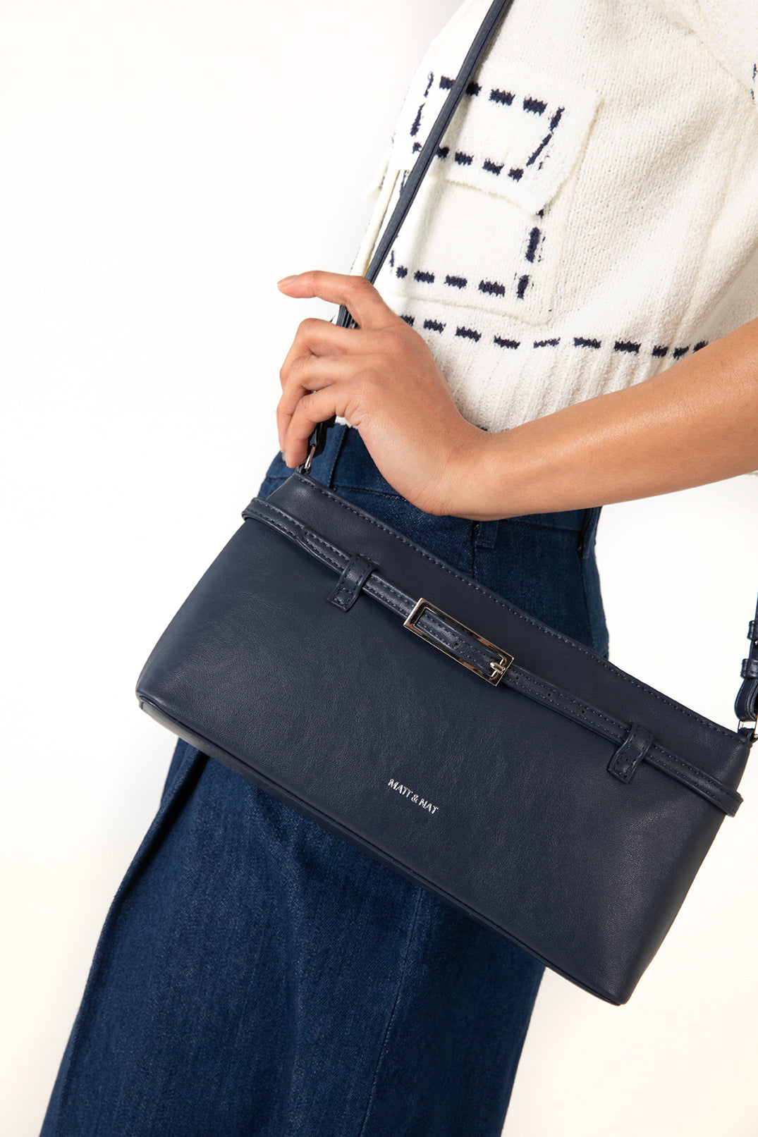 Matt & Nat Mireille Clutch Umhängetasche schwarz