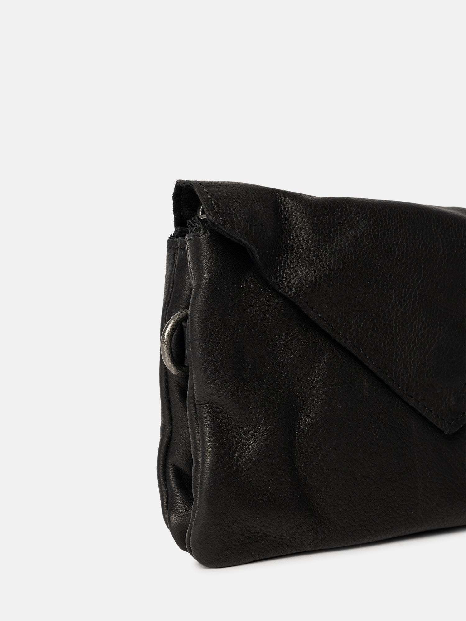 RE:DESIGNED Claire Soft Umhängetasche Schwarz Vollleder