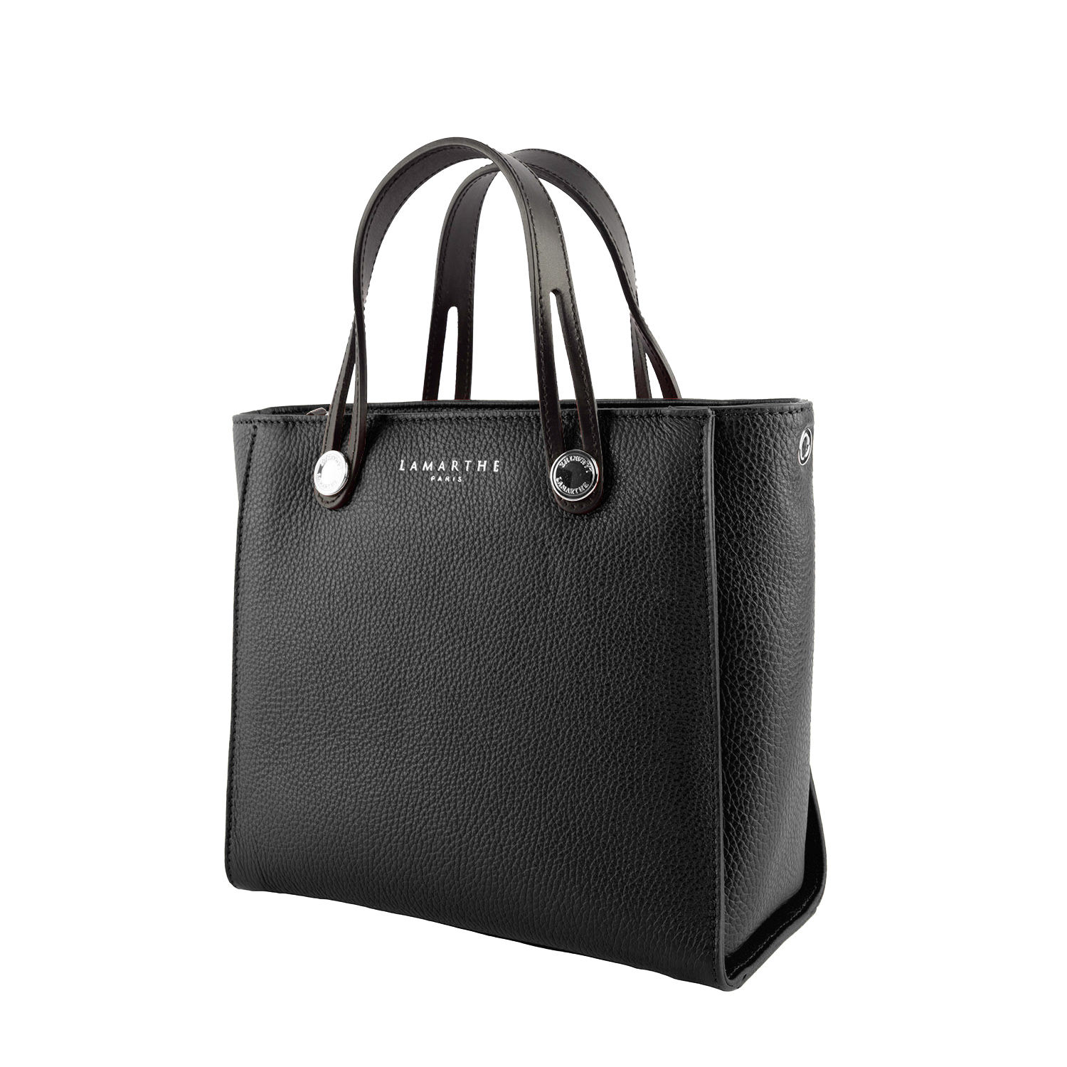 Lamarthe Fidèle Handtasche schwarz Vollleder