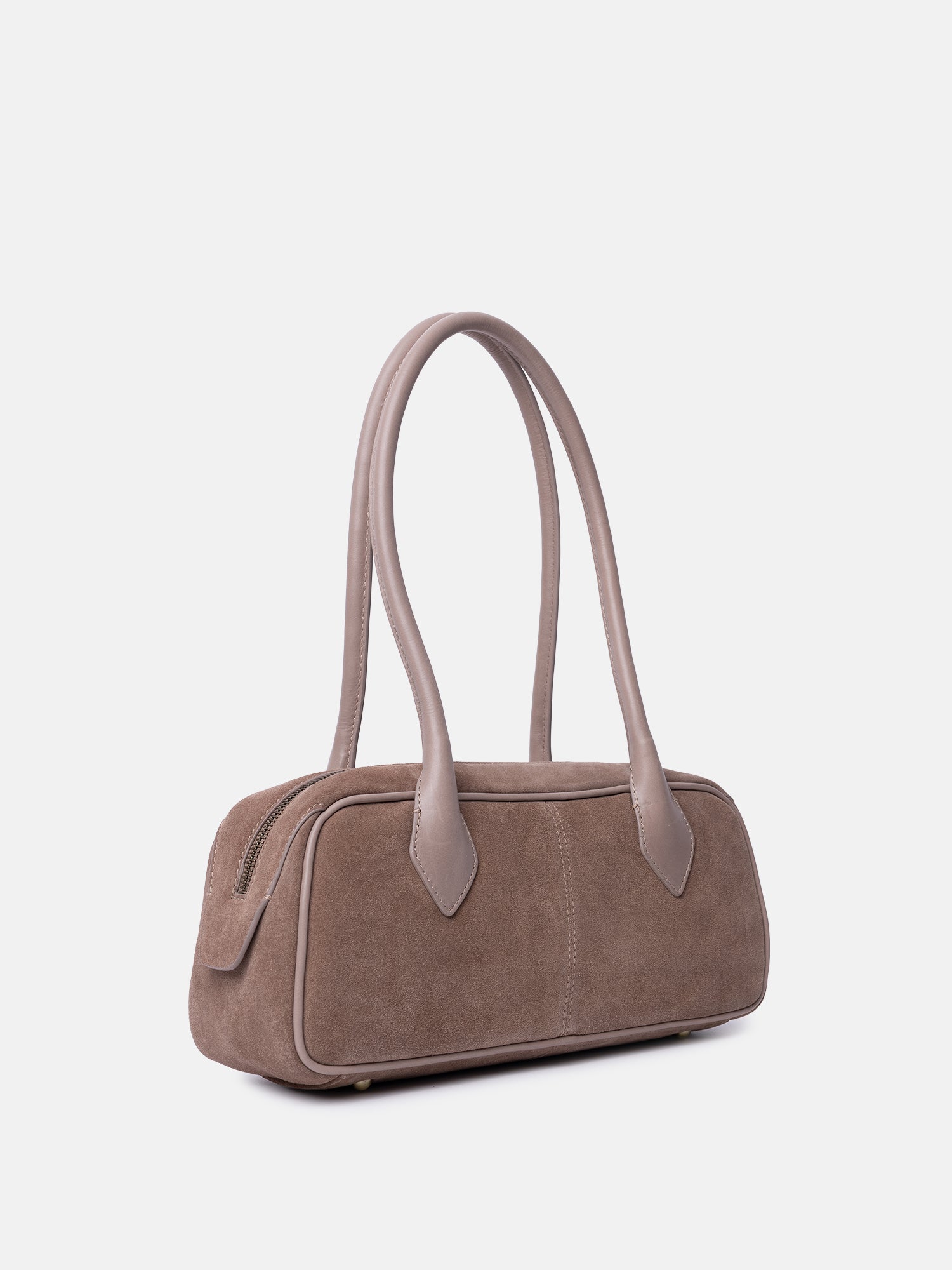 RE:DESIGNED Solin Small Handtasche Grau Vollleder
