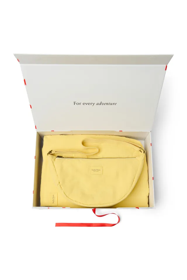 Studio Noos Textured Puffy Mom Essentials Taschenset Gelb 2-teilig