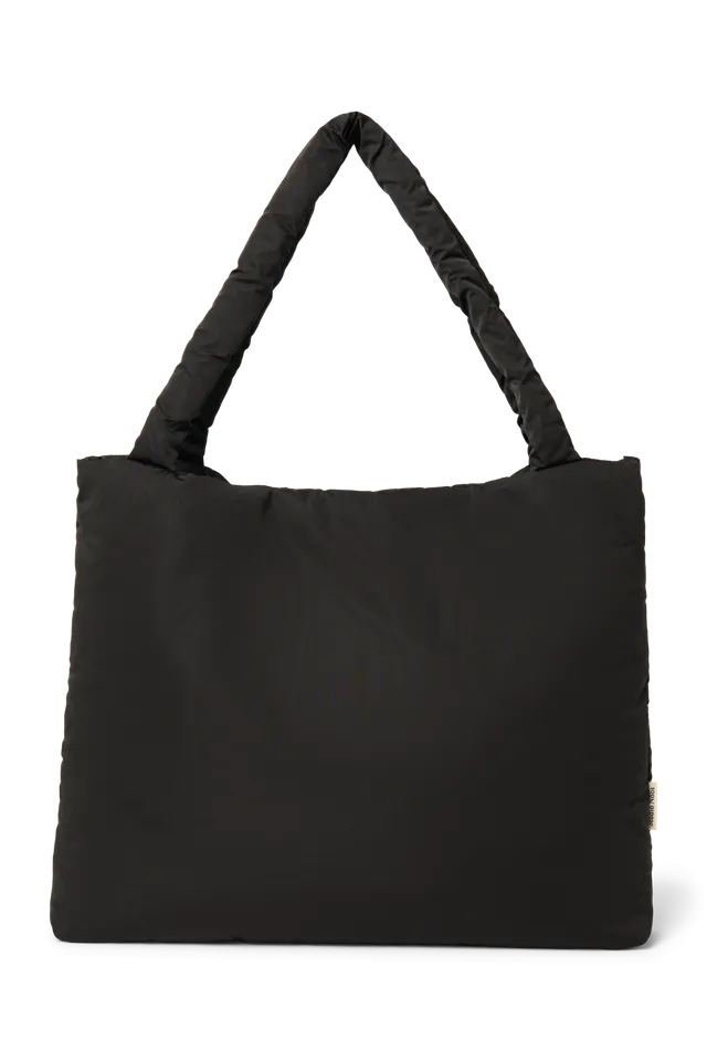 Studio Noos Puffy Mom Bag Shopper Schwarz Wattiert