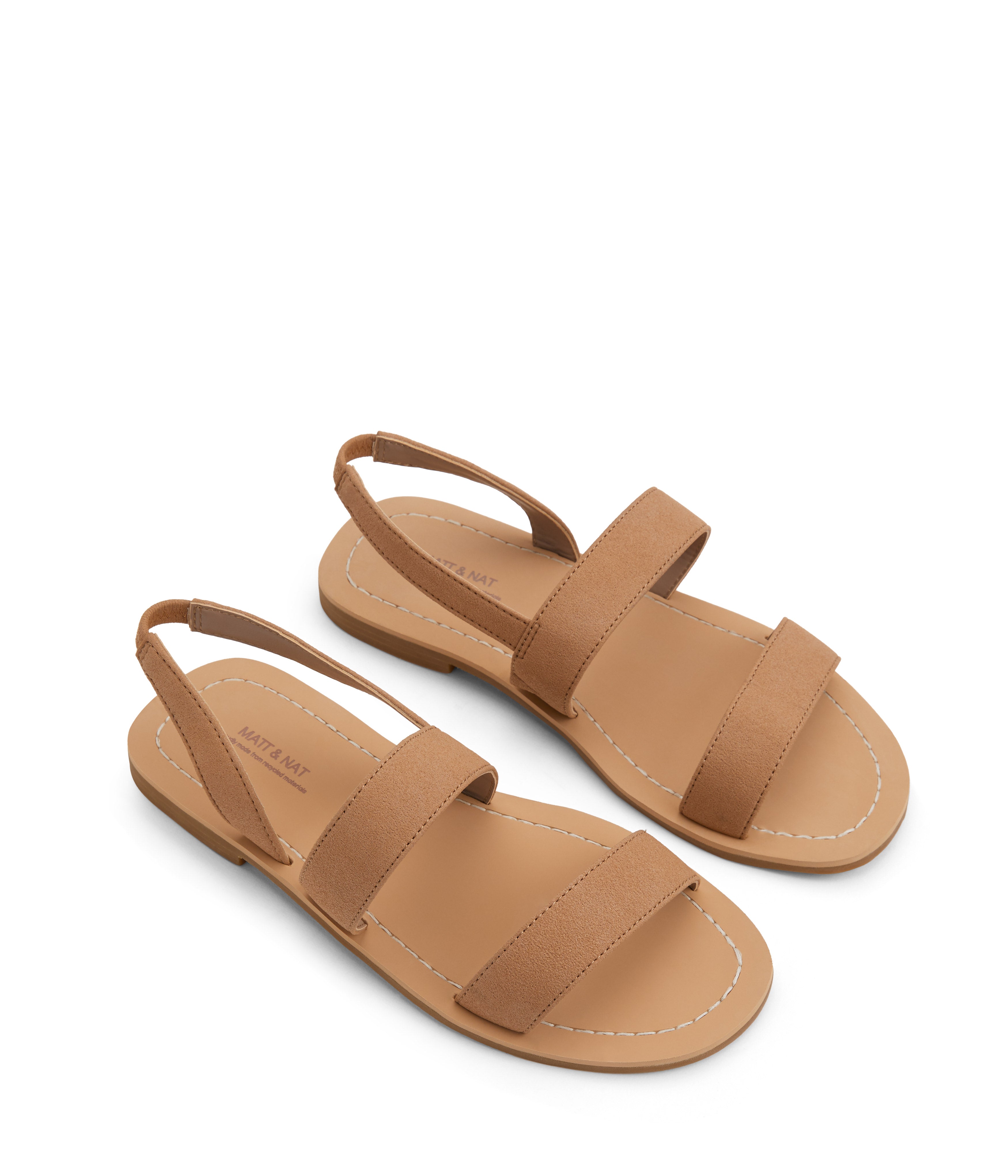 Matt & Nat Tilie Sandalen Schwarz veganes Wildleder