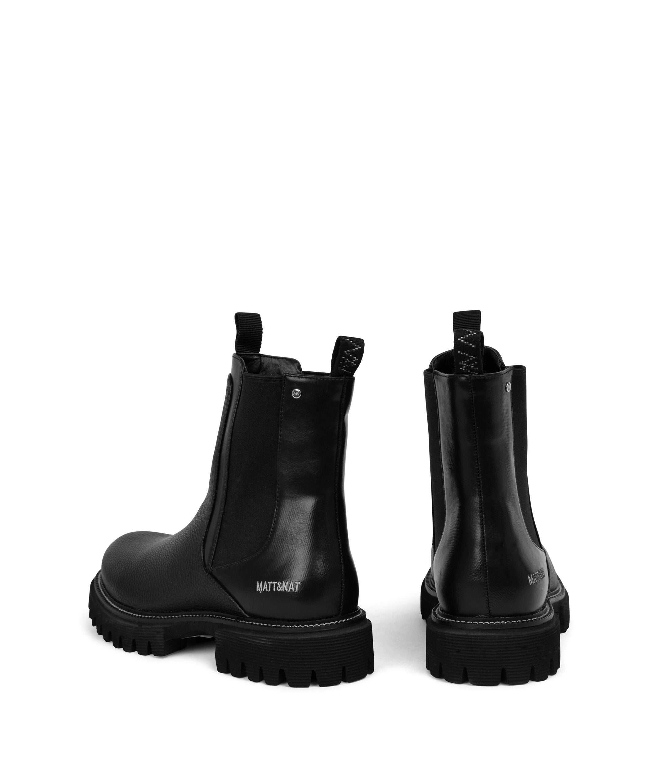 Matt & Nat Zuke Chelsea Boots Damen Schwarz vegan