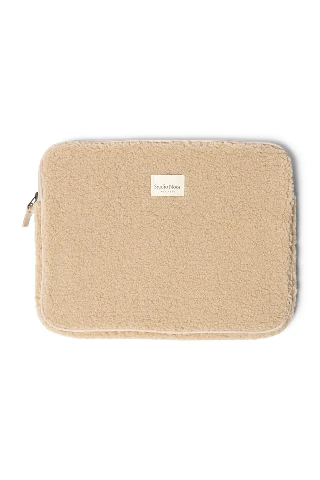 Studio Noos Teddy Laptoptasche 15 Zoll Ecru Hülle