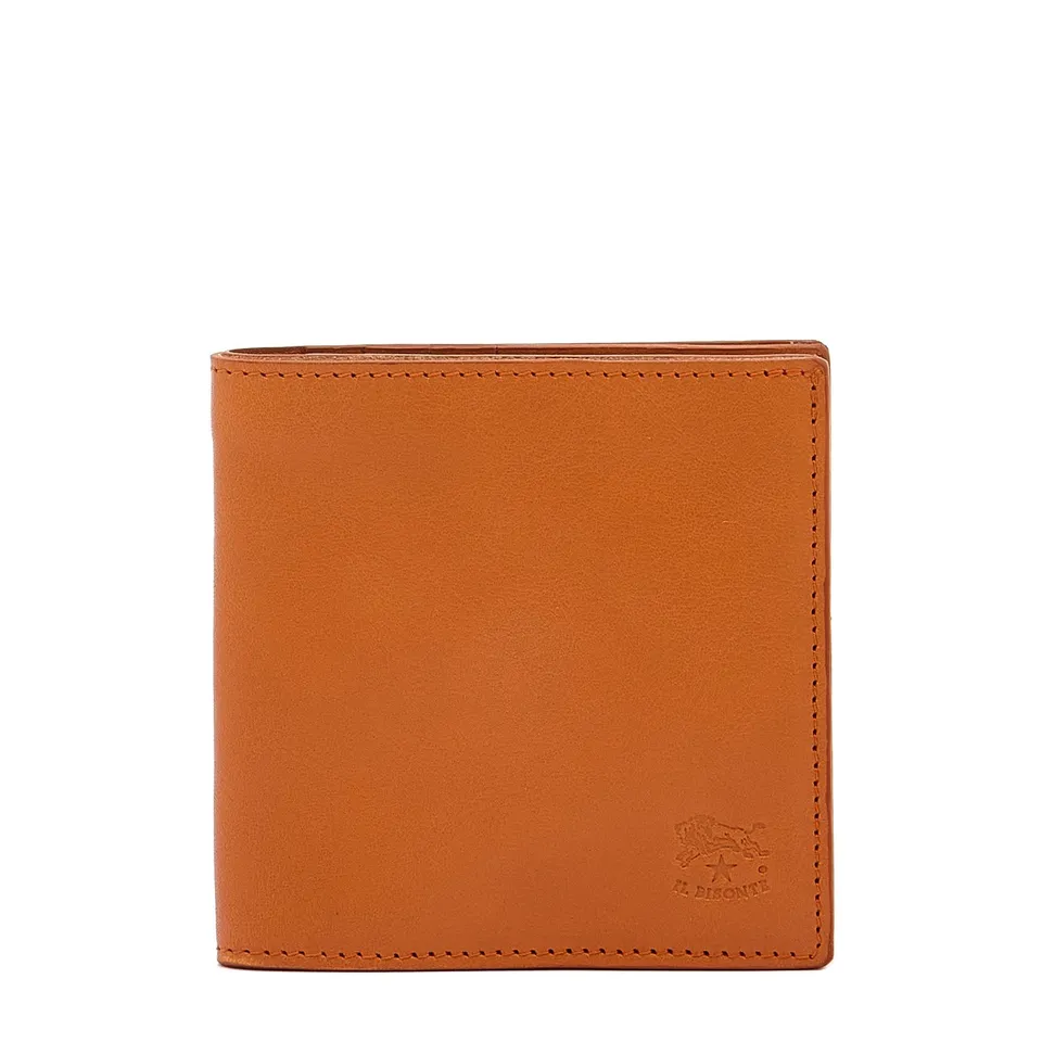 Il Bisonte Galileo Geldbörse Herren Caramel Vollleder