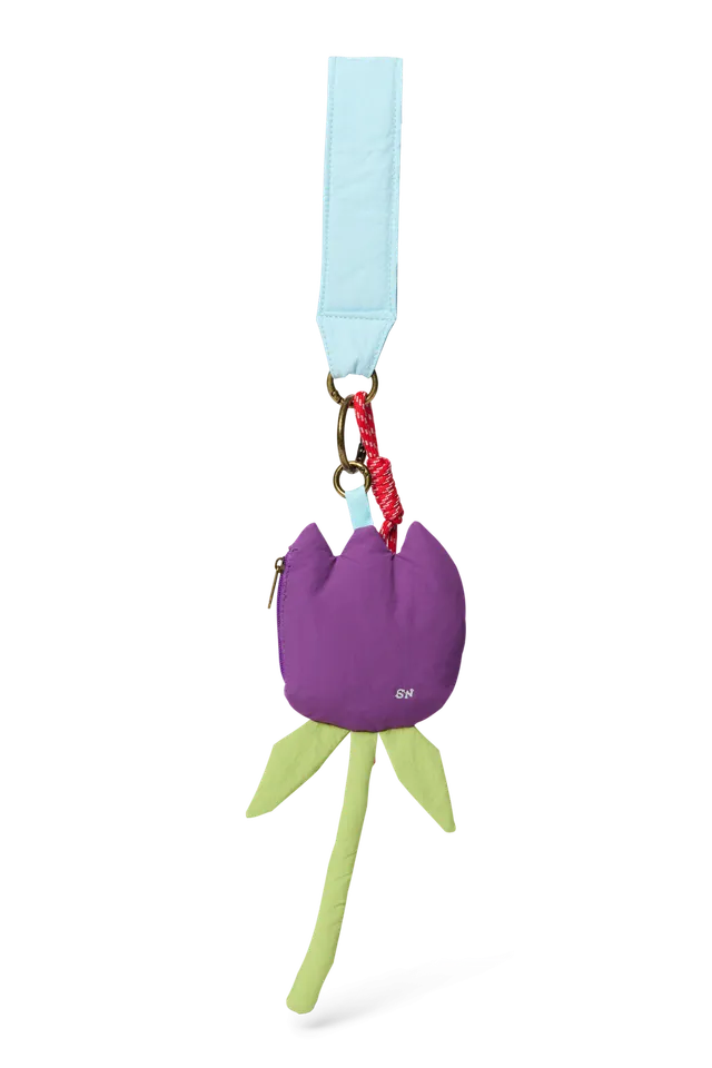Studio Noos Bag Charm Taschenanhänger Tulpe Lila