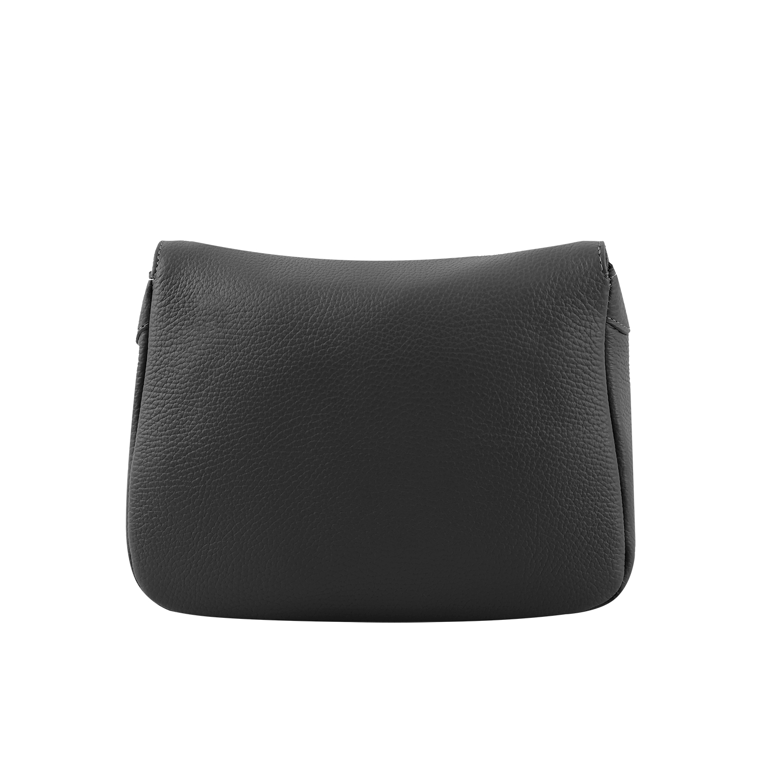 Lamarthe Paris Umhängetasche Leder Schwarz Vollleder