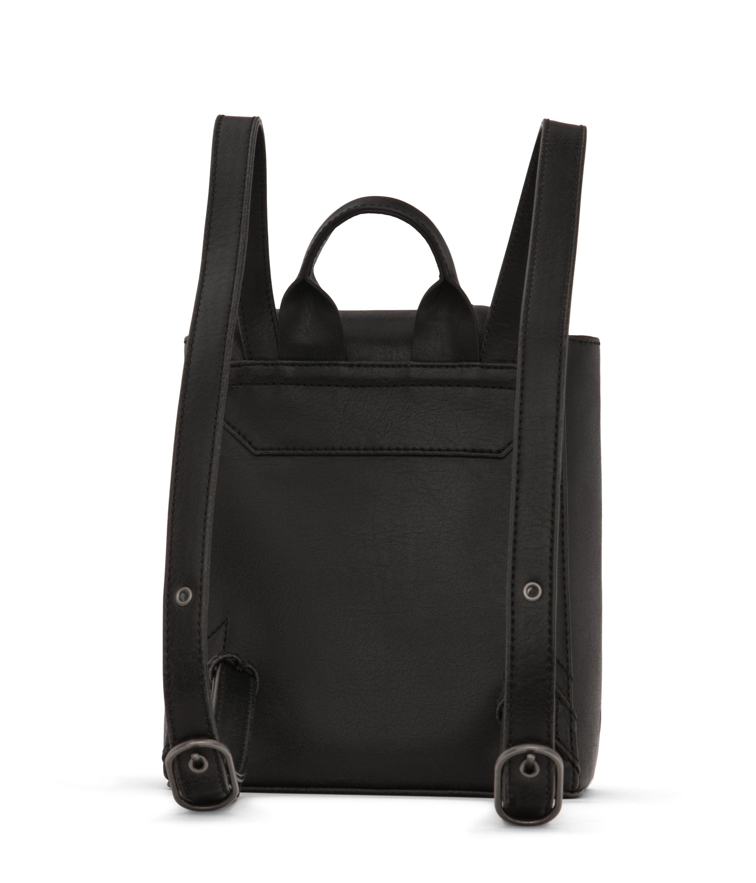 Matt & Nat Deely Mini-Rucksack Vintage schwarz vegan