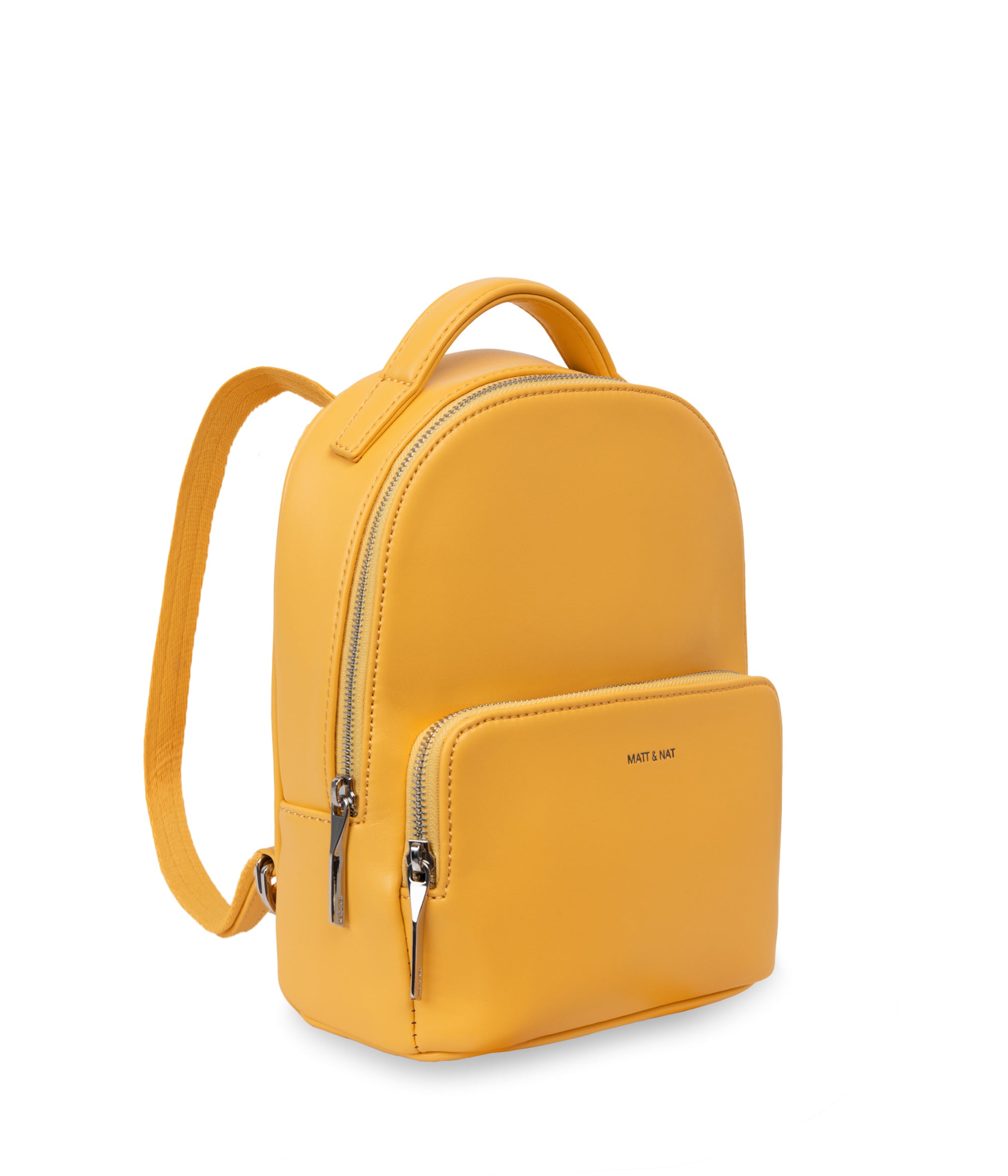 Matt & Nat Carosm Loom Rucksack Klein Schwarz vegan