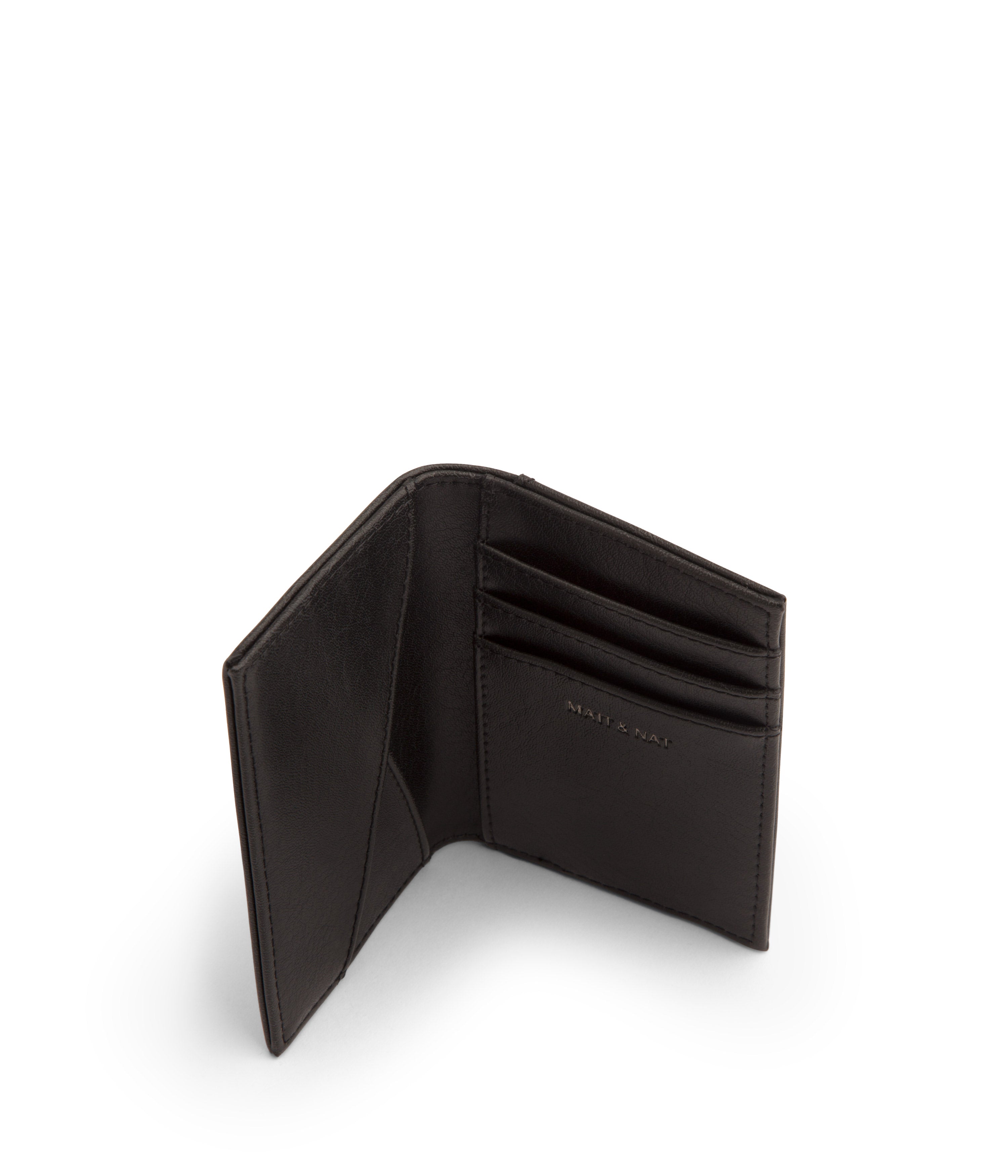 Matt & Nat Vintage York Kartenetui Schwarz slim