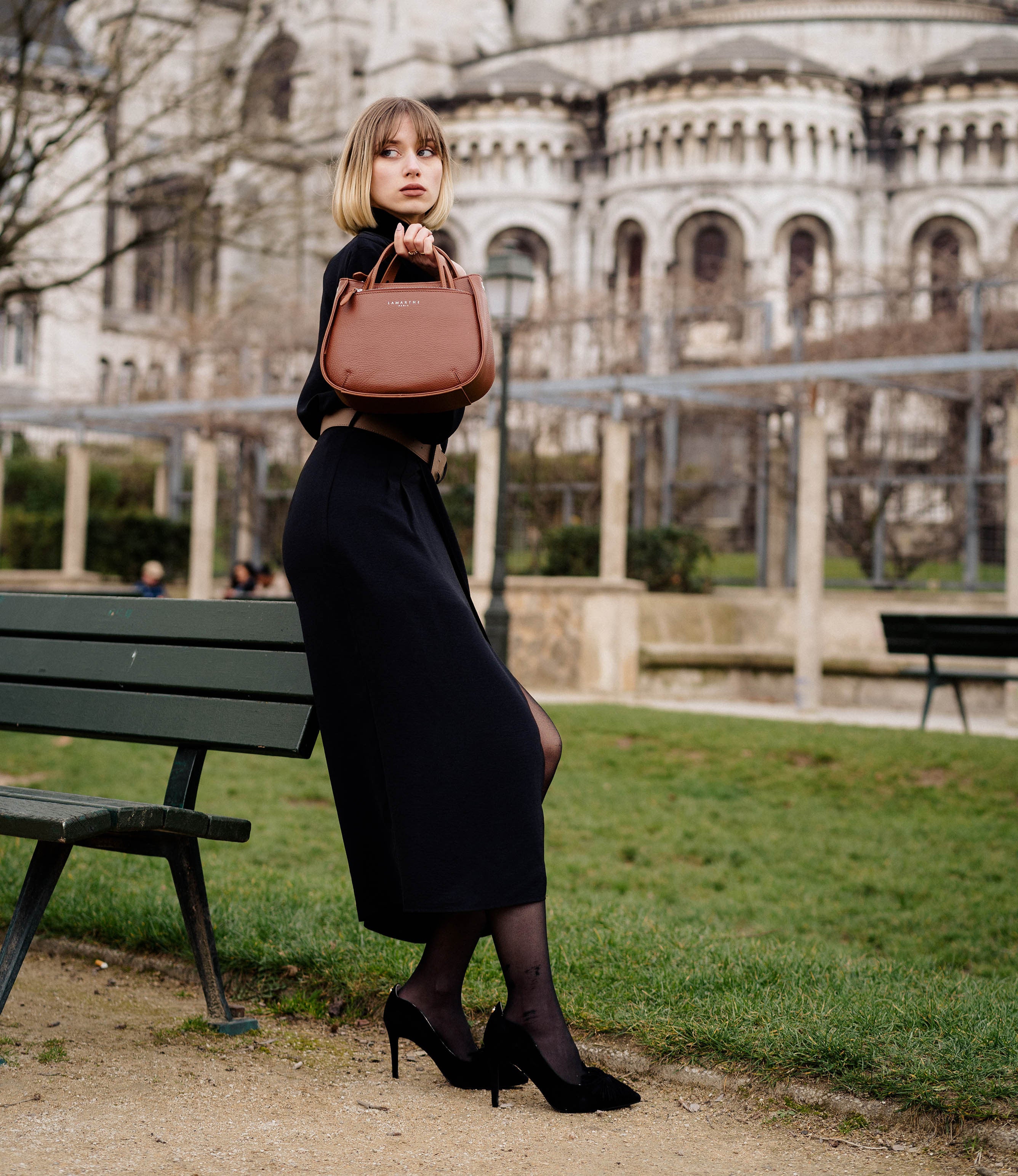 Lamarthe Fidèle Umhängetasche S Cognac Vollleder