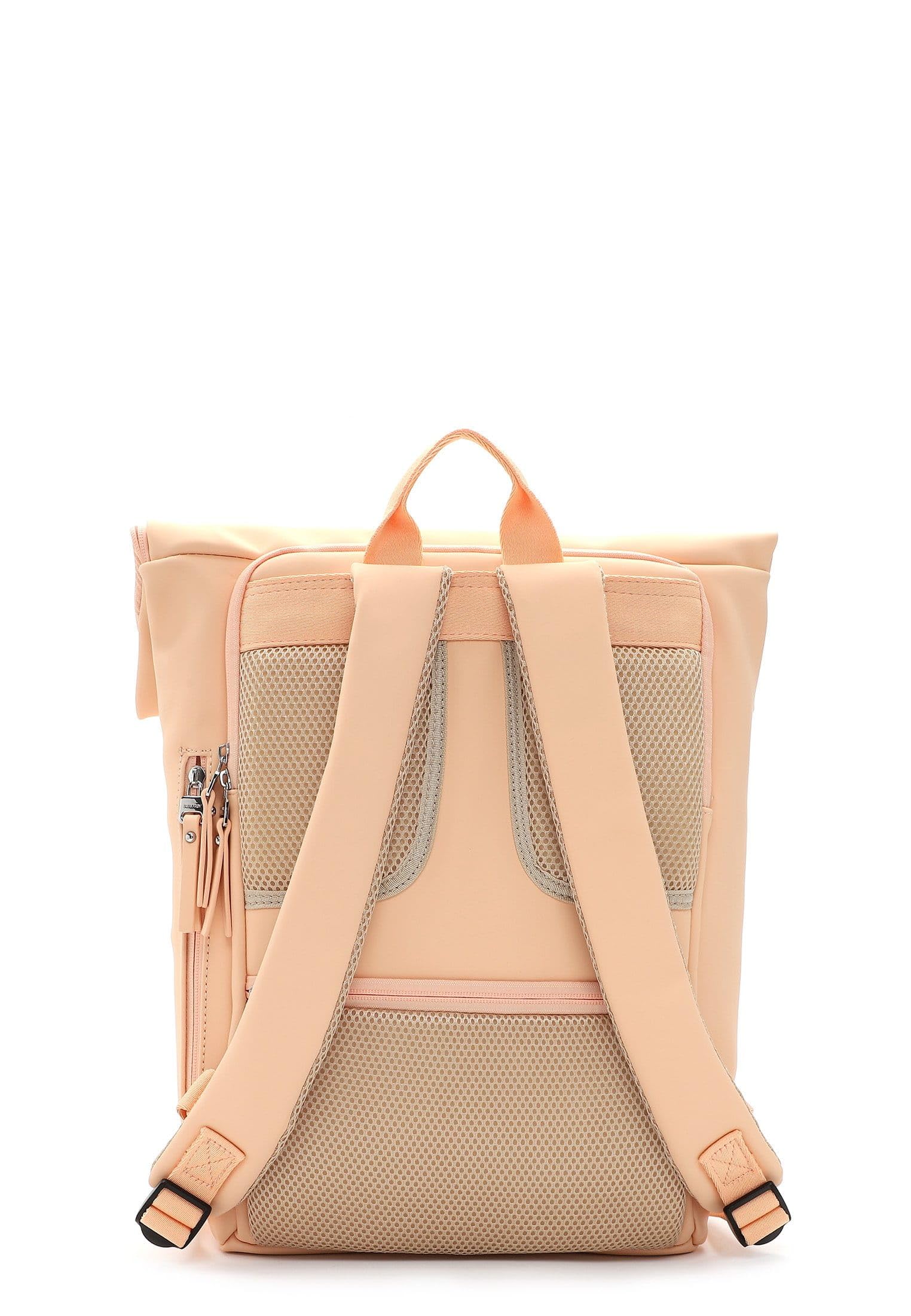 SURI FREY Besty City Backpack L Rucksack Apricot erweiterbar