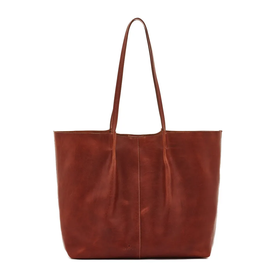 Il Bisonte Nina Shopper Seppia Vollleder Suede