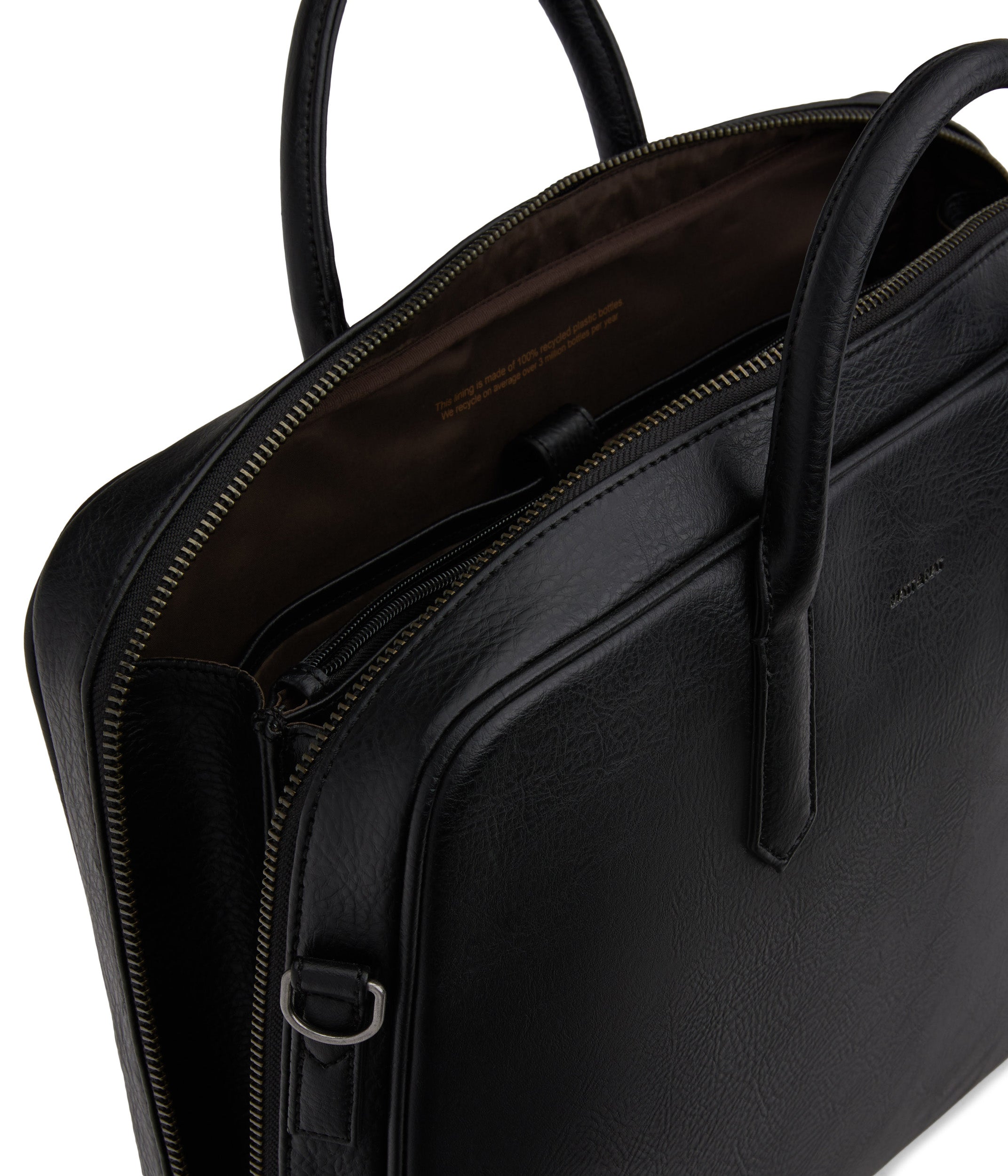 Matt & Nat Elon Aktentasche Dwell Schwarz 15 Zoll