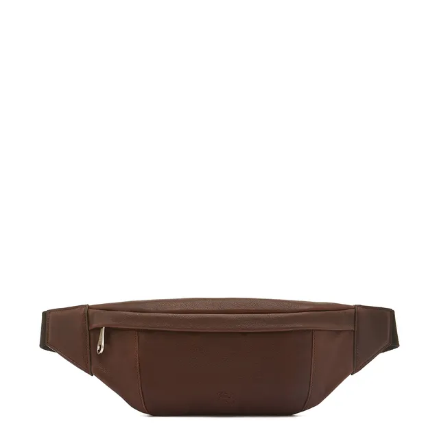 Il Bisonte Cestello Gürteltasche Herren Caffè Leder
