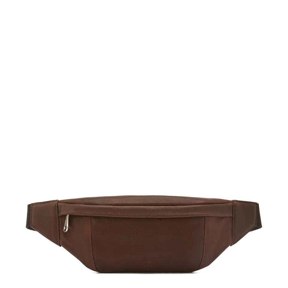 Il Bisonte Cestello Gürteltasche Herren Caffè Leder