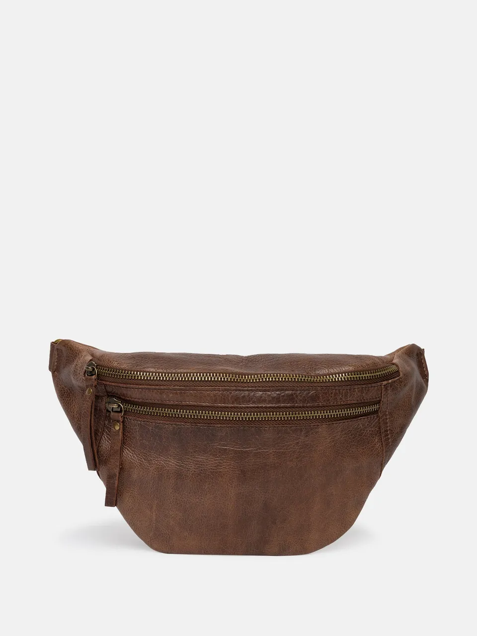 RE:DESIGNED Faust Urban Bauchtasche Woodsmoke Vollleder