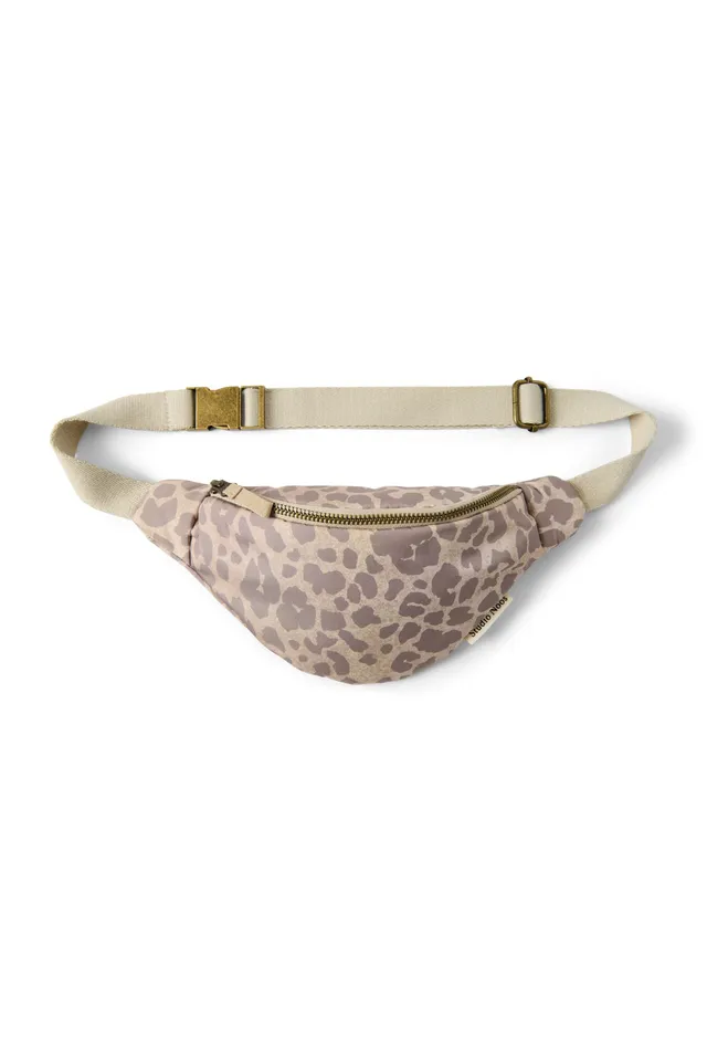 Studio Noos Puffy Mini Bauchtasche Beige Leopard Kinder