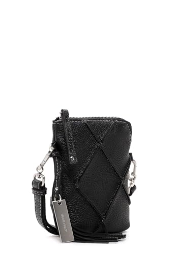 SURI FREY Lilly Handyetui Black Rautenmuster
