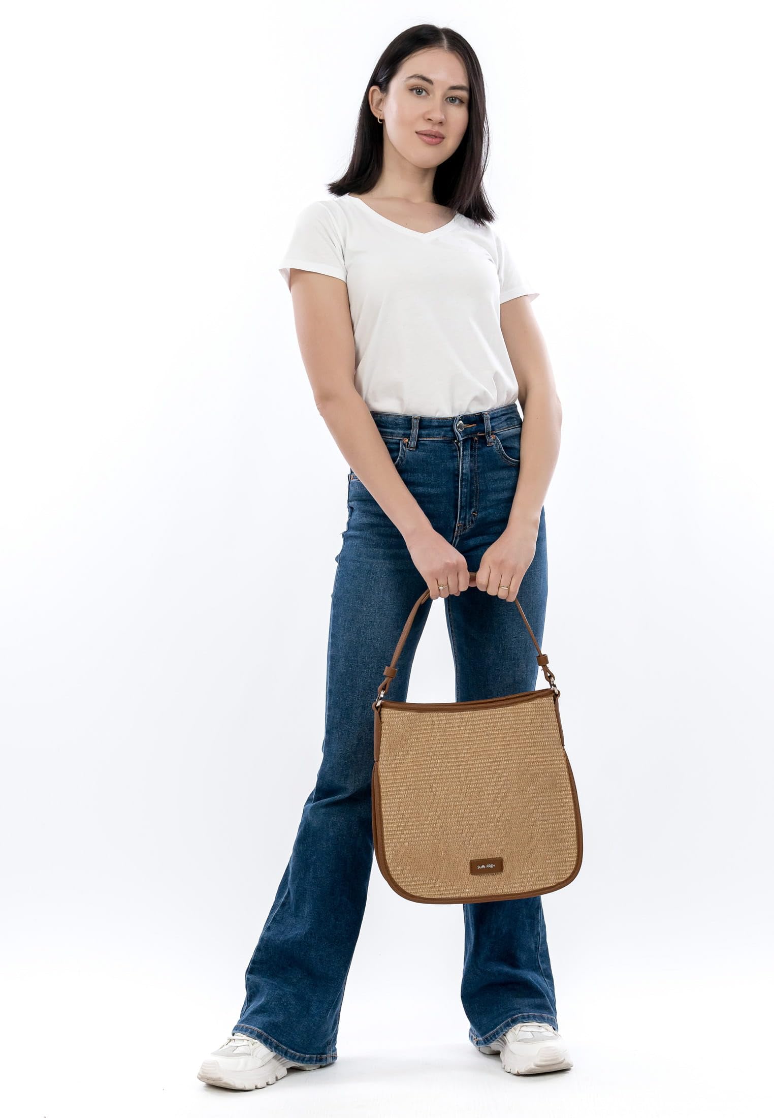 SURI FREY SFY Cady Schultertasche Sand gewebt