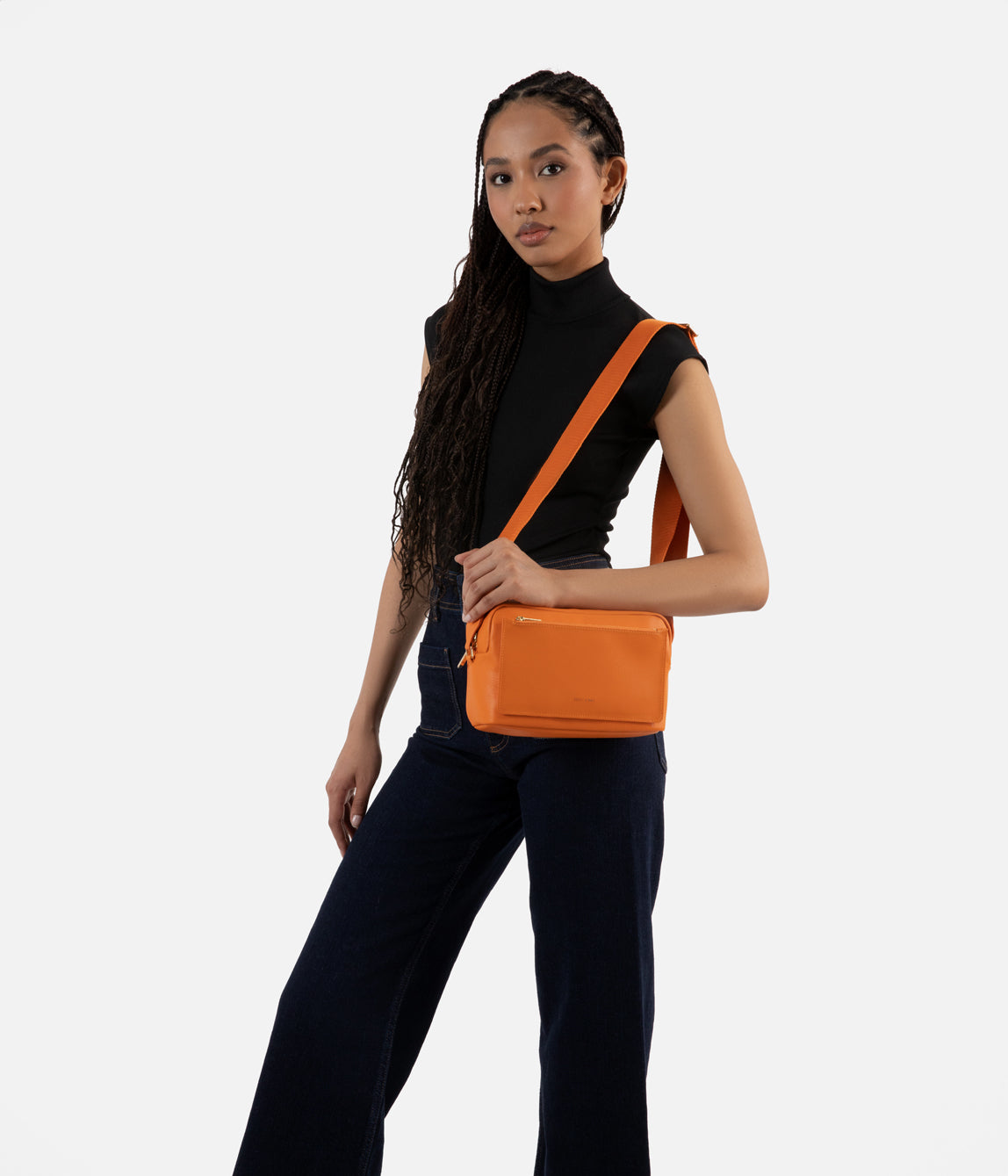 Matt & Nat Arbor PAIGE Umhängetasche Schwarz vegane Crossbody