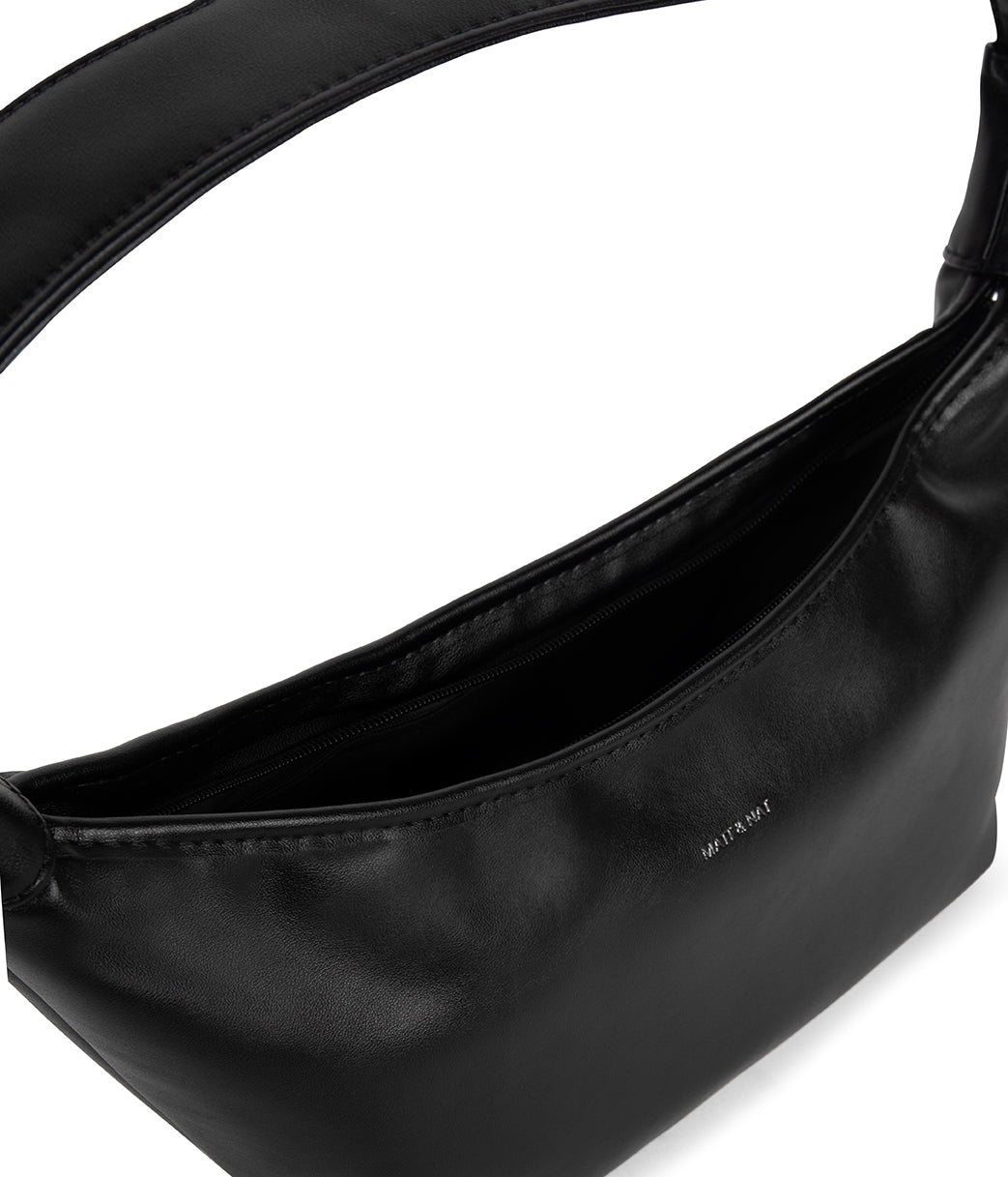 Matt & Nat Kat Schultertasche schwarz vegan