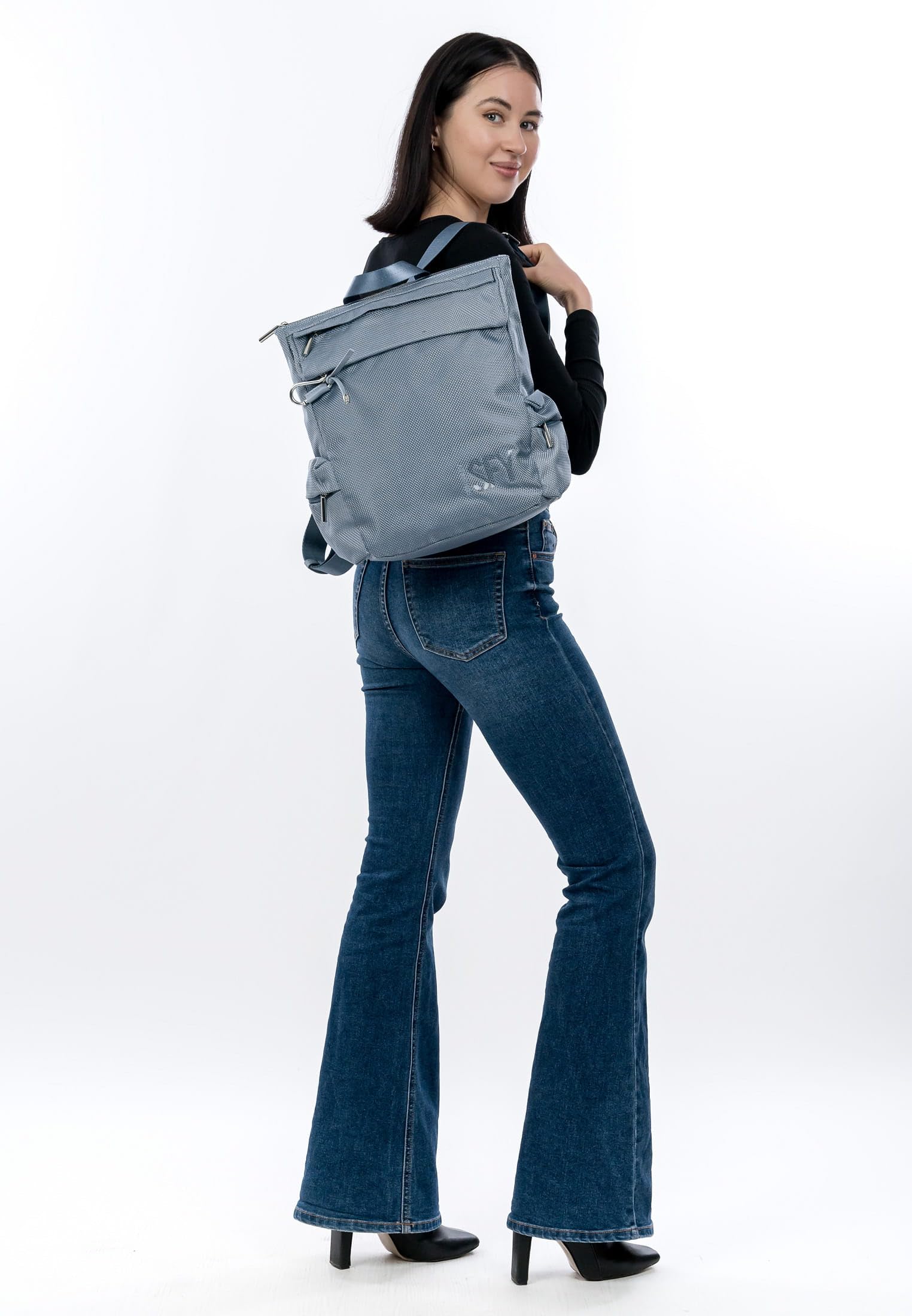 SURI FREY Suri Sports Marry City Backpack L Rucksack Hellblau flach