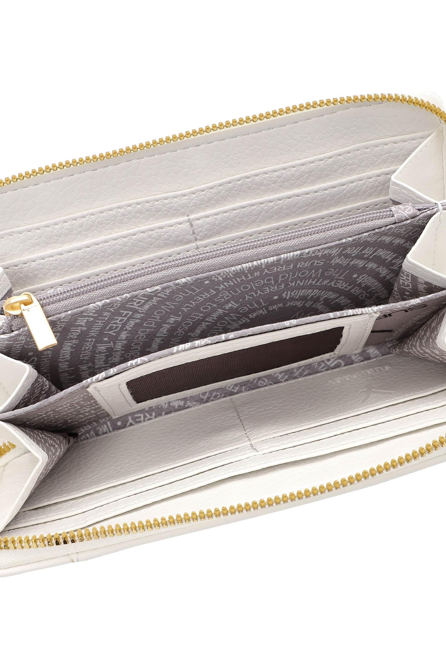 SURI FREY Ginny Geldbörse Weiß 19,5cm Zipper