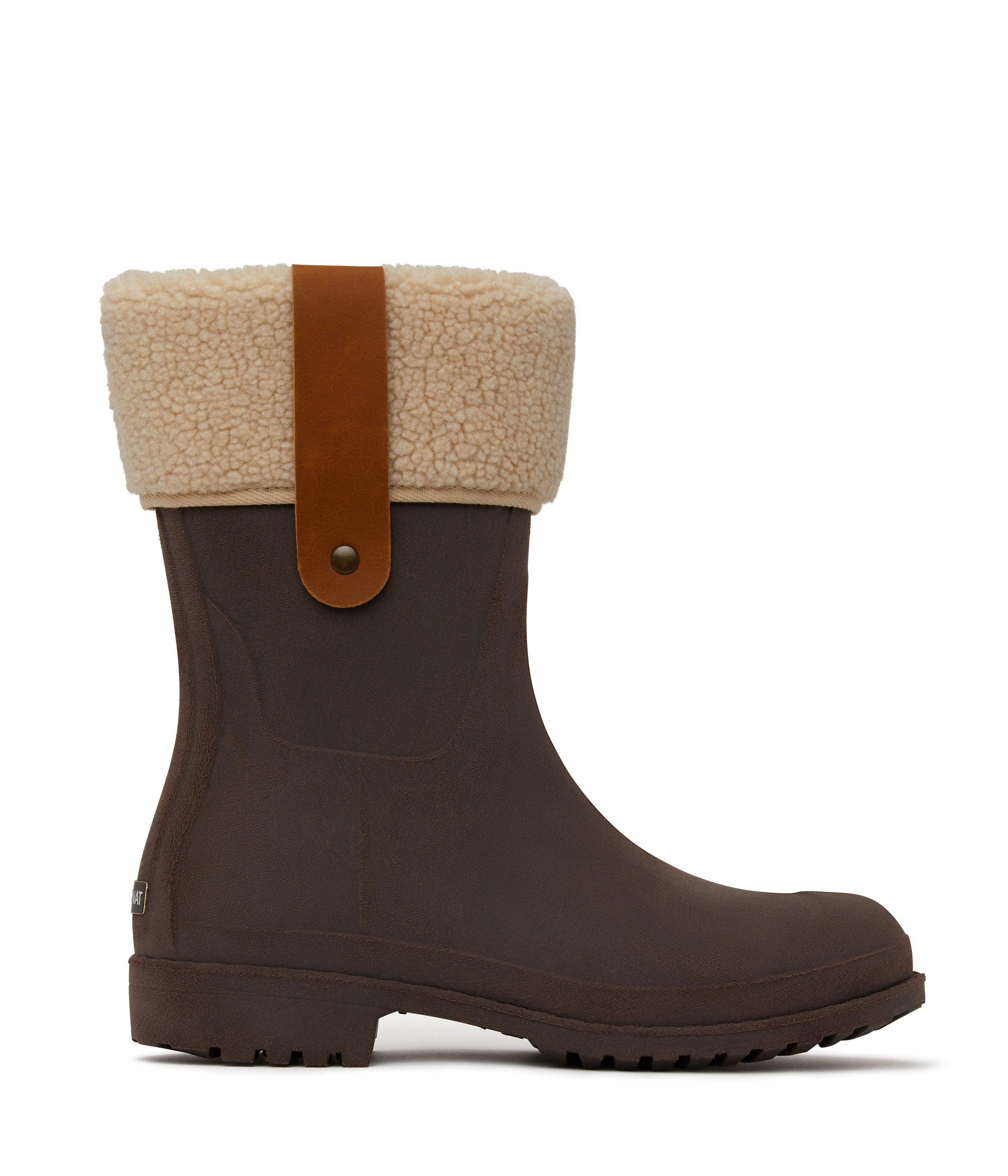 Matt & Nat Maria Regenstiefel Damen Schwarz vegan wasserdicht